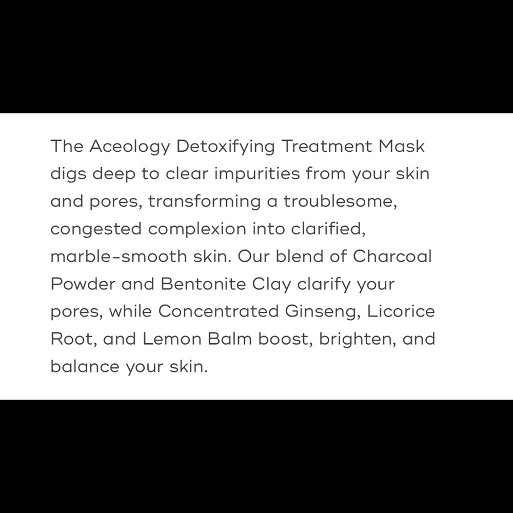 🌿 Aceology Detoxifying Treatment Mask - Picture 7 of 9